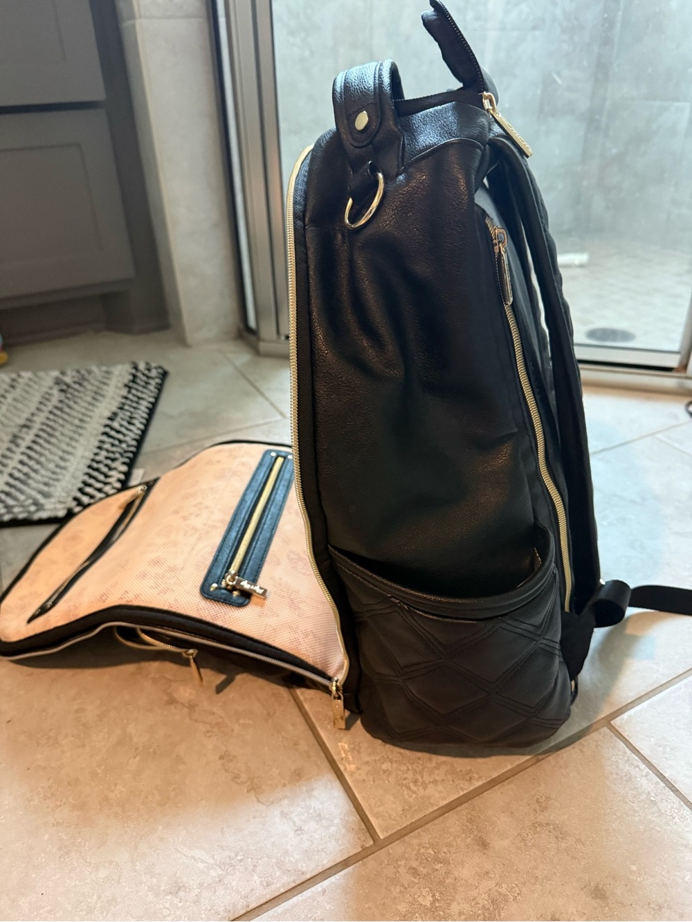 Itzy Ritzy Black Backpack - Picture 3 of 5